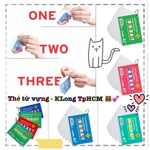 KLONG - Tập thẻ INDEX CARD / FLASHCARD, sổ ghi từ vựng Vocabulary NHIỀU SIZE A6 / A7; MS: 912 - 913 - 916 🐻🌸 flash cards