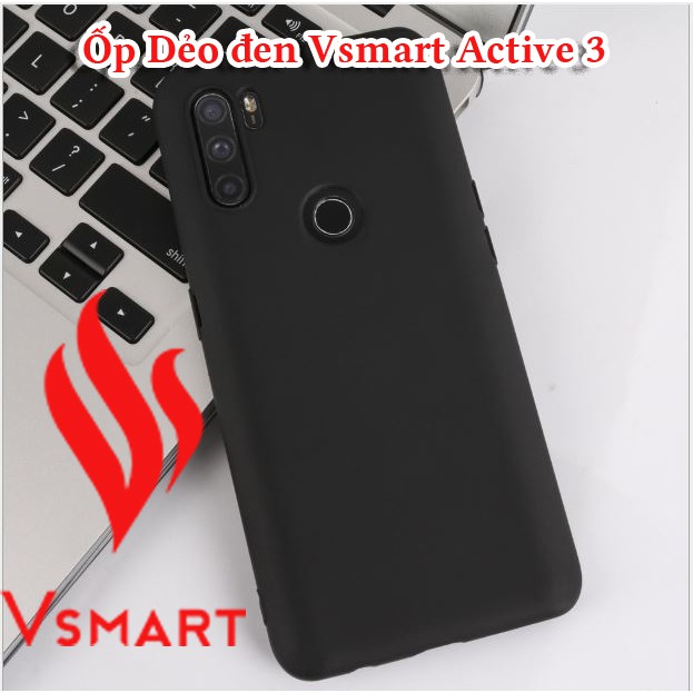 Ốp dẻo đen TPU Vsmart Active 3