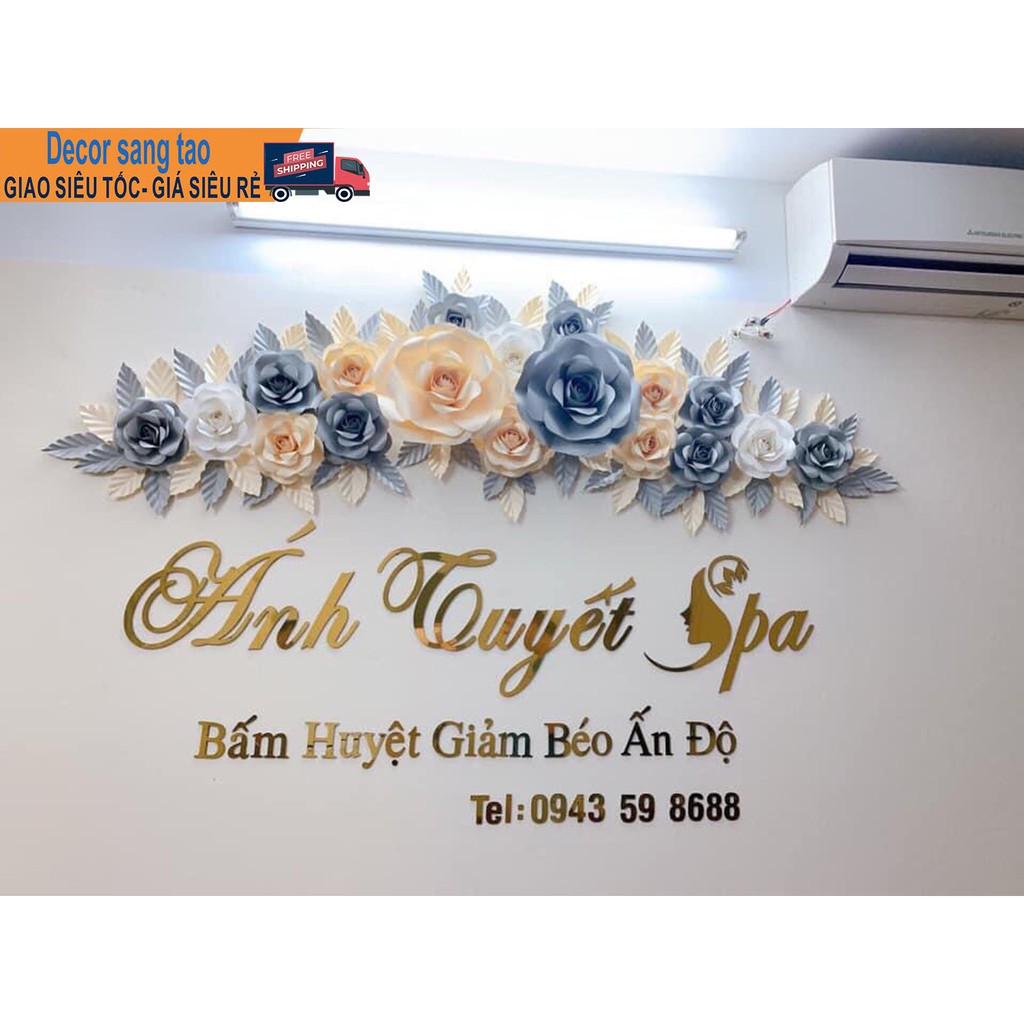 Chữ trang trí spa cửa hàng theo mẫu | Shopee Việt Nam