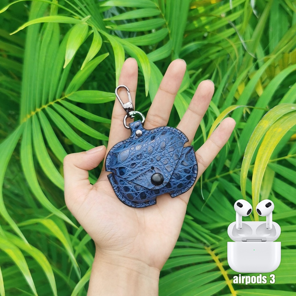 bao da airpods 3 (5 màu da tùy chọn)
