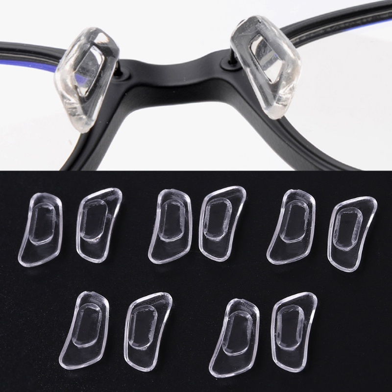 [Hàng mới về] Set 5 cặp đệm mũi mắt kính mát-xa bằng silicon mềm