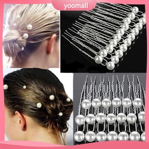Bộ 20 trâm cài tóc đính ngọc trai giả phong cách cô dâu