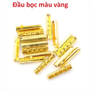 Set 4 Đầu bọc dây giày bằng kim loại nhiều màu