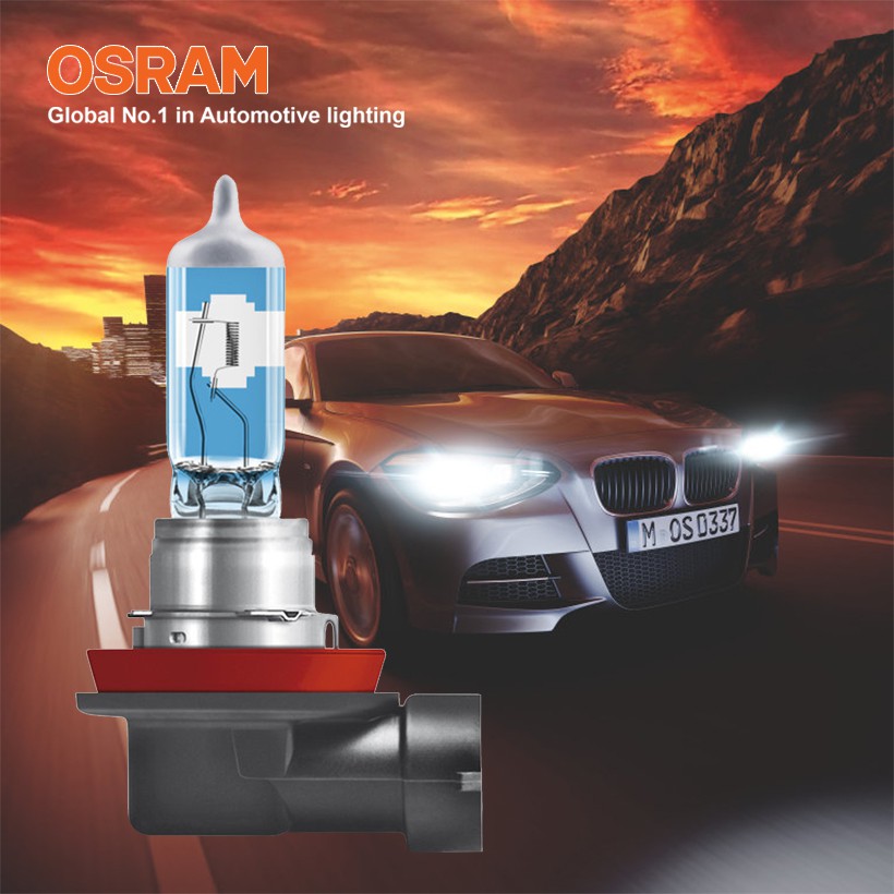 Combo 2 Bóng Đèn Halogen Tăng Sáng 150% OSRAM Night Breaker Laser H11 12V 55W
