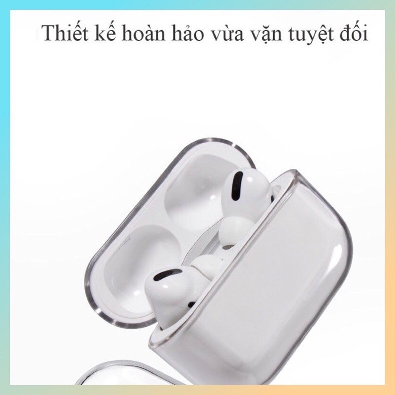 Bọc Silicon trong suốt cho Airpods 1-2 và Airpods Pro