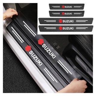Sét 9 miếng dán bậc cửa, trầy cốp xe HONDA có vân carbon dán full keo chống trầy tốt