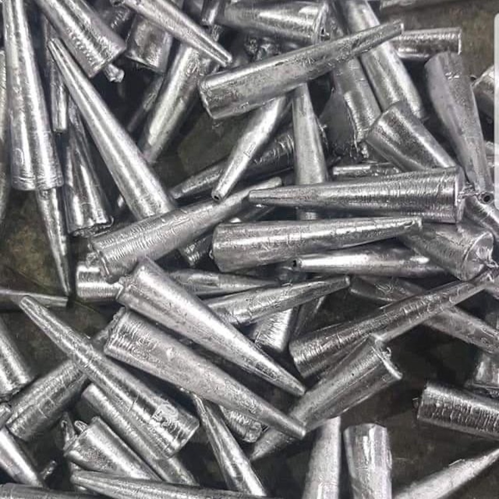 ( 10 viên )Chì câu cá XUYÊN TÂM đủ các size lớn câu sông ( 10g -> 50g)
