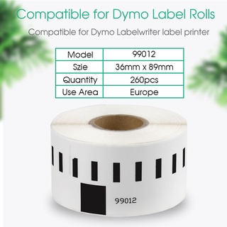 Cuộn Nhãn Dán Nhiệt Nhiều Kích Cỡ Cho Máy In DYMO 99010 99012 99014 11352 11354 11355 DYMO LabelWriter 450 Turbo TwinTurbo DUO 4XL 400 320