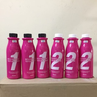 Uốn thảo dược mugens uốn nóng  và uốn lạnh (Hàn Quốc) mugens rich volume texture perm 2 x 500ml