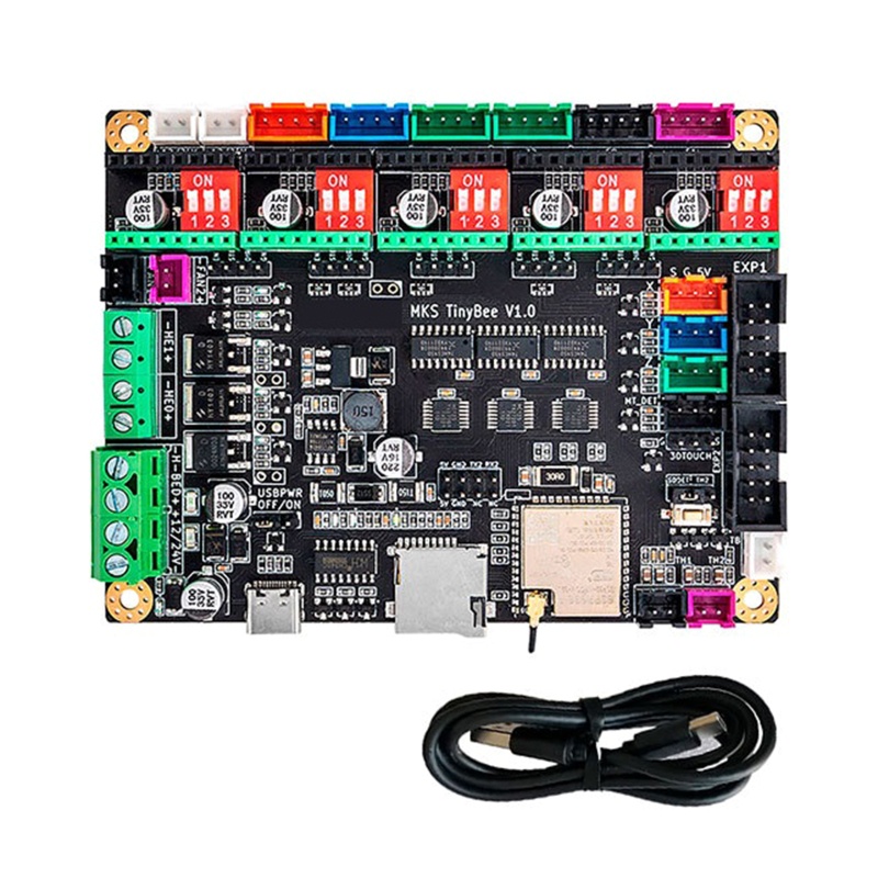 Moon MKS TinyBee Bo Mạch Chủ Bộ Điều Khiển Mainboard Hỗ Trợ Dual Core 32bits MKS MINI 12684 V3 và MKS Màn Hình Nối Tiếp TFT