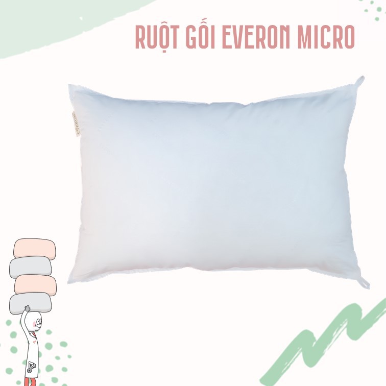 Ảnh Ruột Gối Đầu Micro 45*65cm 4