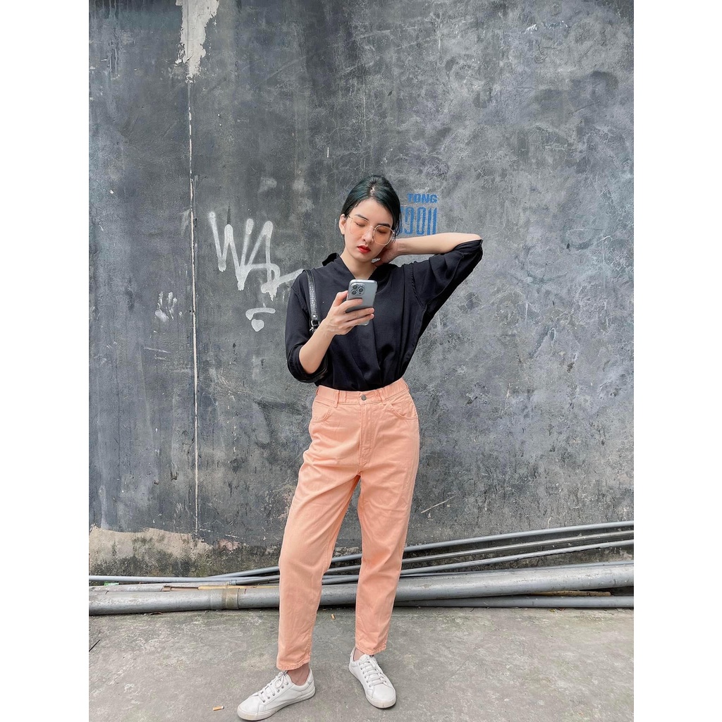 Quần jean boyfriend xuất Nhật (nhiều màu)