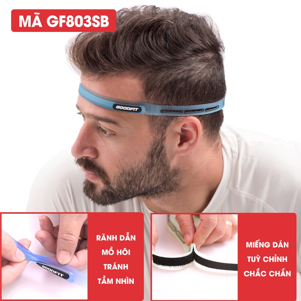 Mô tả Băng đô thể thao headband goodfit co giãn 4 chiều, thấm hút mồ hôi - 6