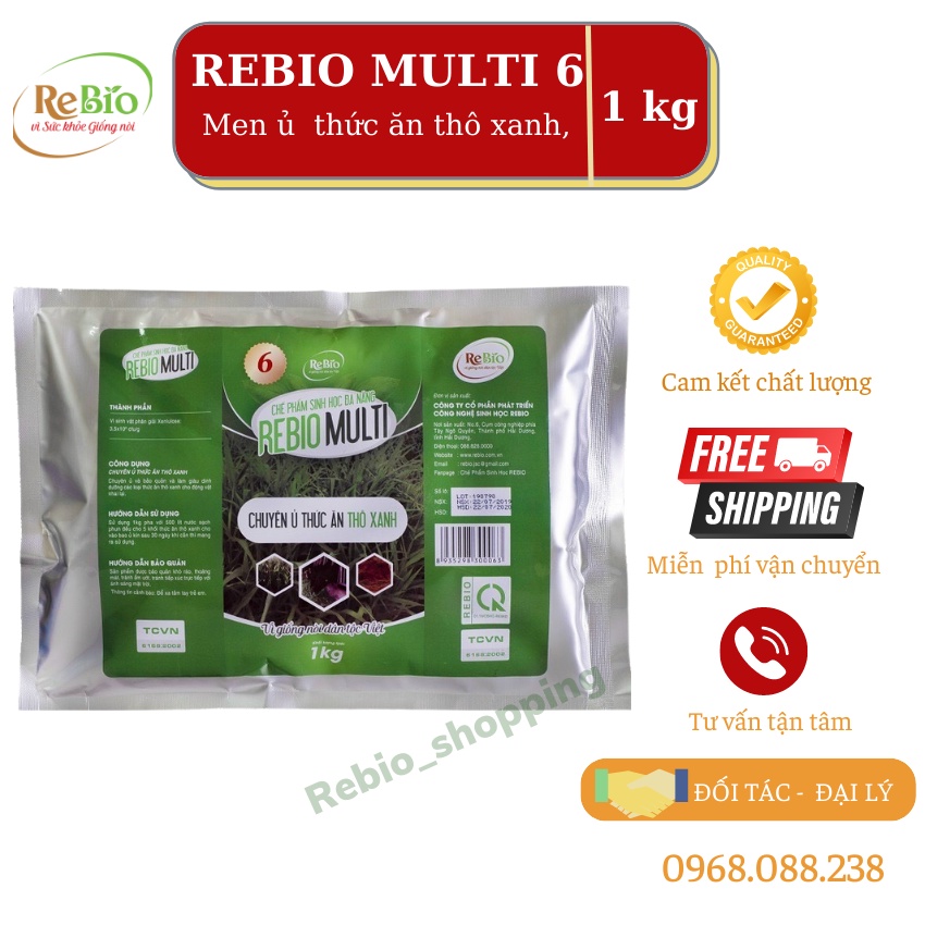 💥CHÍNH HÃNG💥REBIO- MULTI 6 Chuyên ủ thức ăn thô xanh | Shopee Việt Nam