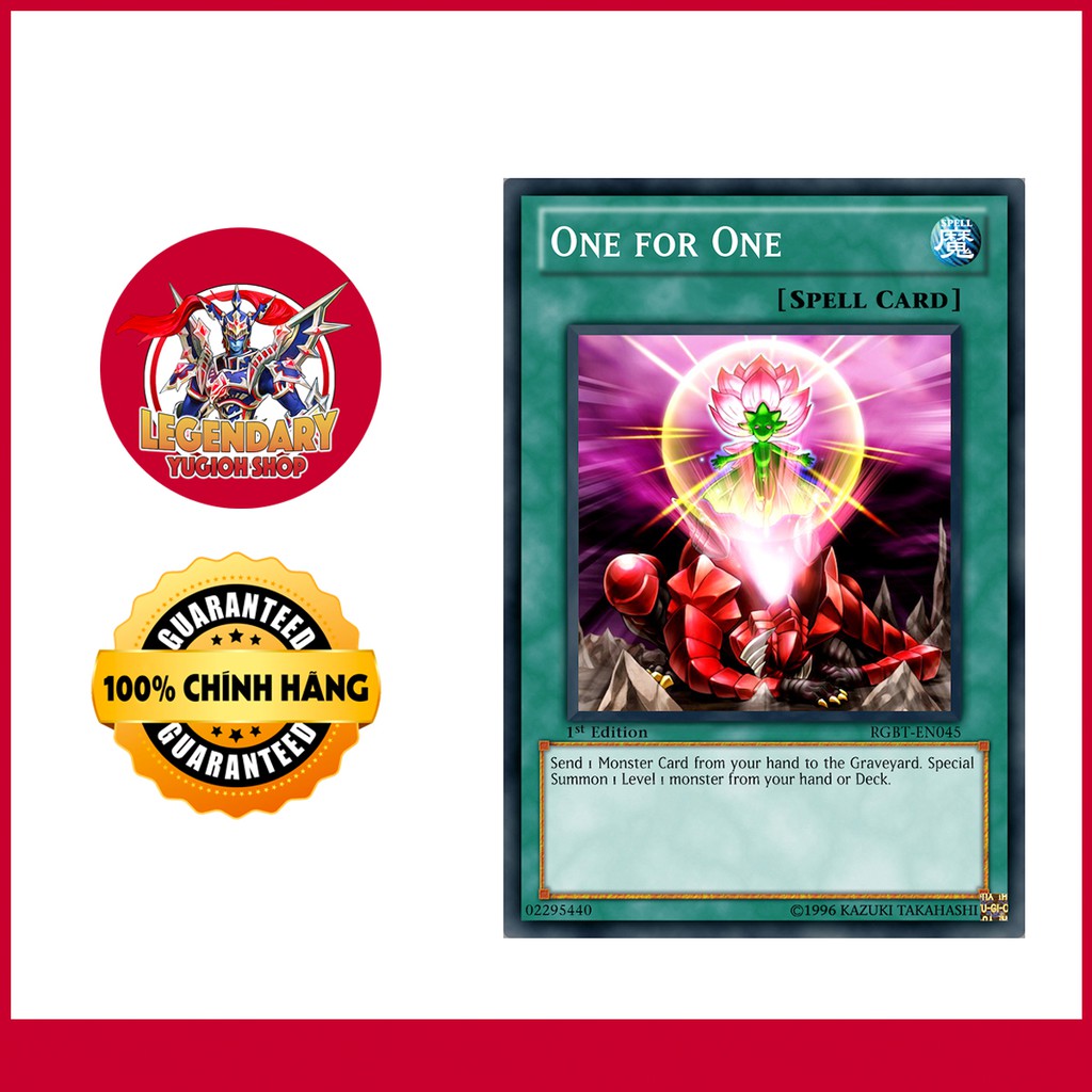 [Thẻ Bài Yugioh Chính Hãng] One For One | Shopee Việt Nam