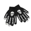 Woke Halloween Kinh Dị Đầu Lâu Găng Tay Dạ Quang Găng Tay Trượt Tay Ấm Đen Dệt Kim Đồng Hồ Găng Tay Cho Xe Đạp