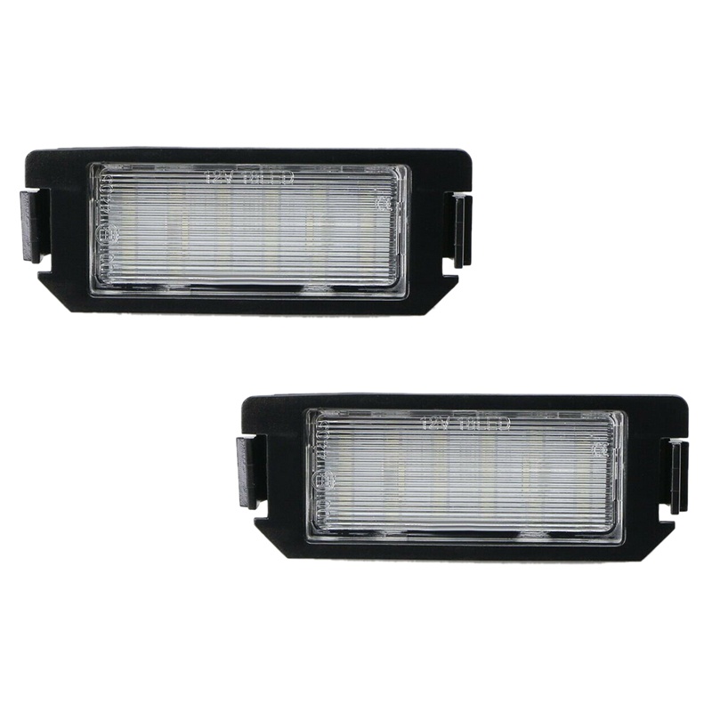 2 Đèn 18 bóng led ánh sáng trắng gắn biển số xe Hyundai Veloster Genesis 2D Kia Soul