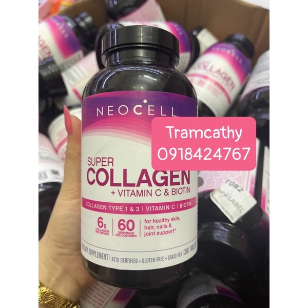 Viên uống colagen neocell super collagen neocell C hàng mỹ 360 viên ...