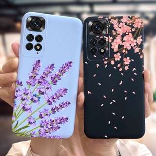 Ốp Điện Thoại TPU Dẻo In Họa Tiết Hoa Thời Trang Cho Xiaomi Redmi Note 11 2022 Xiaomi Redmi Note 11 Note 11s