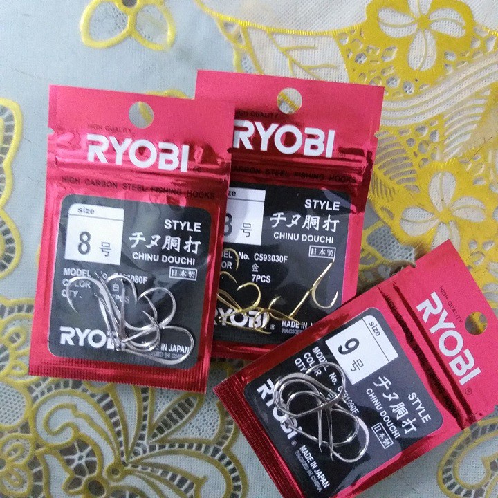 Lưỡi câu Nhật Ryobi Chinu siêu bén - Top1VN vip 679jasdja