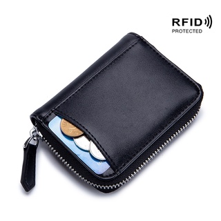Bàn chải chống trộm RFID Ví đựng tiền xu Nhật Bản Ví đựng tiền xu unisex có khóa kéo lưu trữ tiền xu