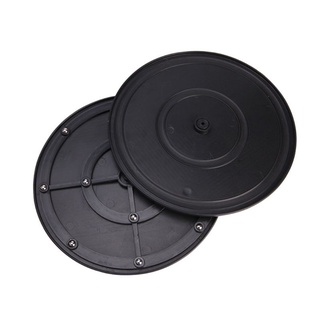 Redbaiaa1 Thực Tế Tròn Cây Cảnh Xoay 360 Bàn Xoay Bánh Xe Gốm Đất Sét Điêu Khắc Bàn Xoay 8 20cm Đen Nhựa Xoay