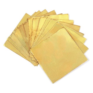 METALWRK 100 Chiếc Giấy Nhôm Kẹo DIY Nướng Tín Thực Phẩm Tiệc Cưới Tiếp Liệu Giấy Gói Mạ Vàng