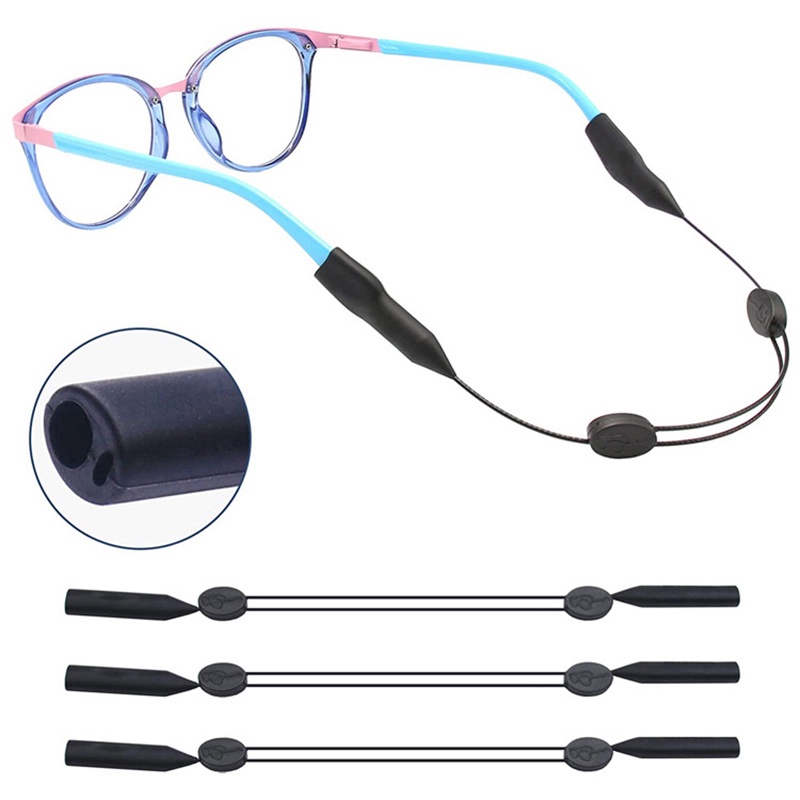 1 Dây Silicone Đeo Mắt Kính Co Giãn Chống Trượt Phong Cách Thể Thao