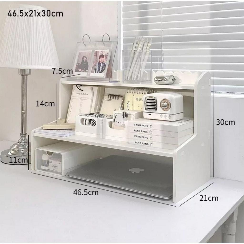 Kệ Để Bàn Hai Tầng Đơn Giản Phù Hợp Cho Văn Phòng / Ký Túc Xá / Bàn Học