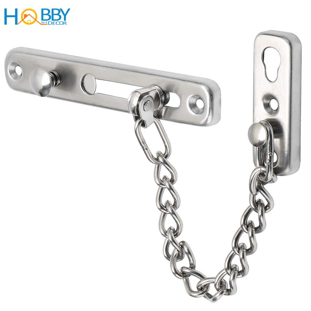 Chốt cửa dây xích an toàn cho phòng ngủ inox 304 HOBBY Home Decor KLC