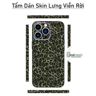 Tấm dán Skin Mặt Sau FULL VIỀN Dành Cho13prm , 12prm , 11prm , x, xsm , 7p , ip11 , ip12 , ip13 - FukiShop