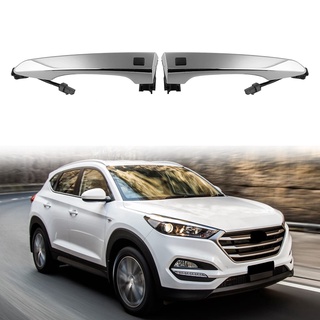 Tay Nắm Cửa Thông Minh Phía Trước Bằng Chrome Cho Hyundai Tucson 2016 2017 2018 2019