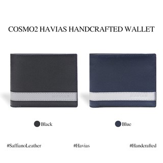 Ví da nam HAVIAS thiết kế độc đáo từ da bò Saffiano Ý COSMO2