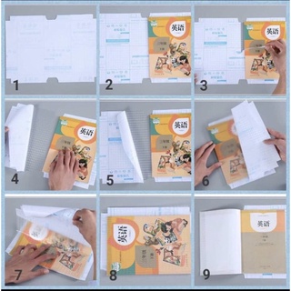 Bọc sách Decal siêu bền tặng kèm 10 nhãn vở
