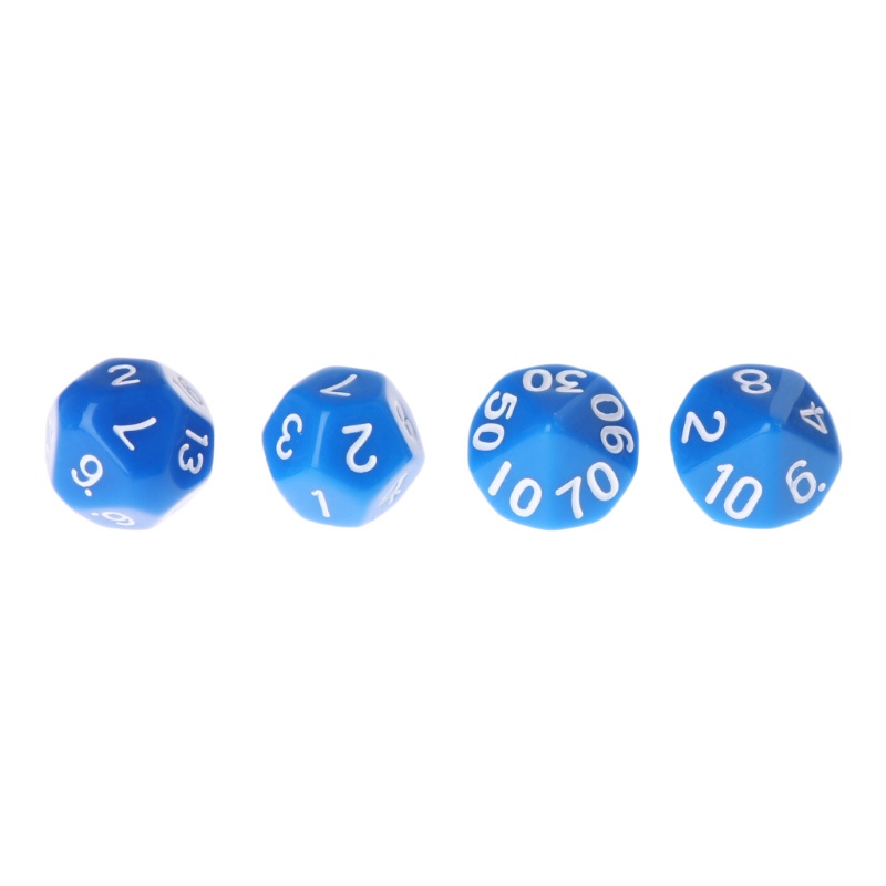 Set 12 xúc xắc đa diện D4 D6 D8 D10 D12 D20 D24 D30 D60