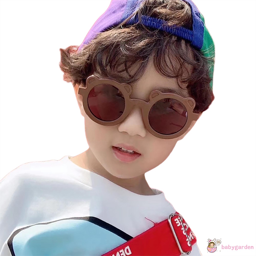 Kính Mát Gọng Tròn Dễ Thương Cho Bé