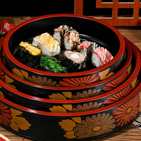 [CHUYÊN BẾP NHẬT] Khay tròn Nhật/khay tròn sushi Nhật