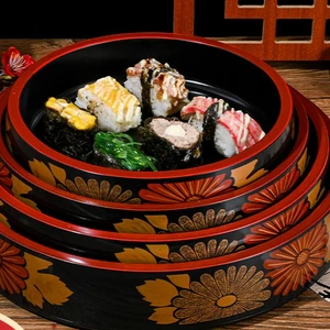 Khay tròn Nhật/khay tròn sushi Nhật