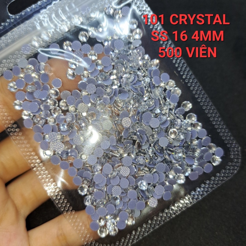 ĐÁ LẺ SIZE SS4 - SS6 - SS10 -SS16 - SS20 - SS30 -SS40-MÃ 101 CRYSTAL ...