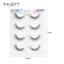Set 4 cặp lông mi giả MAGEFY thân trong suốt tự nhiên