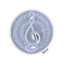 ONE Creative Musical Note Animal Coaster Epoxy Mold Cup Mat Mold Epoxy Resin Car