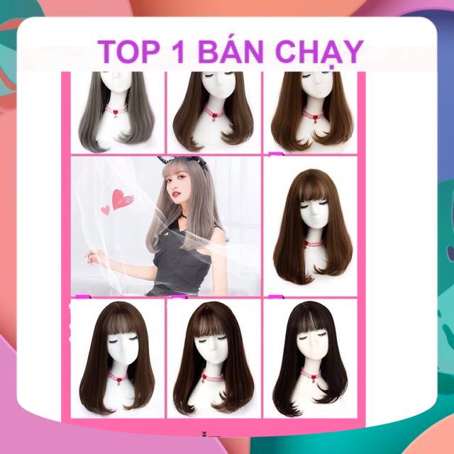 [SHOP UY TÍN] TÓC NGUYÊN ĐẦU CỤP NGANG VAI KÈM DƯỠNG, LƯỚI TRÙM