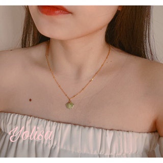 Dây chuyền và bông tai handmade vỏ sò