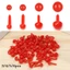 CORALTIDE 100 Cái / túi Búp Bê Nhồi Bông Mắt Mini 3mm / 4mm / 5mm / 6mm DIY Nhựa Động Vật Mũi Phụ Kiện