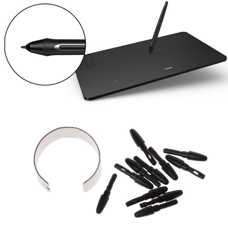 Pealike 10 Gói Nibs Thay Thế Để Vẽ Máy Tính Bảng Stylus Thích Hợp Cho XP-Pen H640P