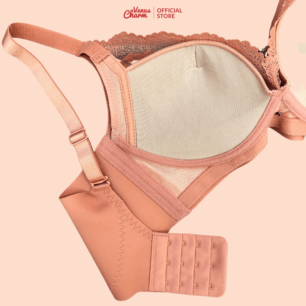 Ảnh Áo lót nữ nâng đẩy ngực tự nhiên Venus Charm 6195 không gọng thoải mái 4