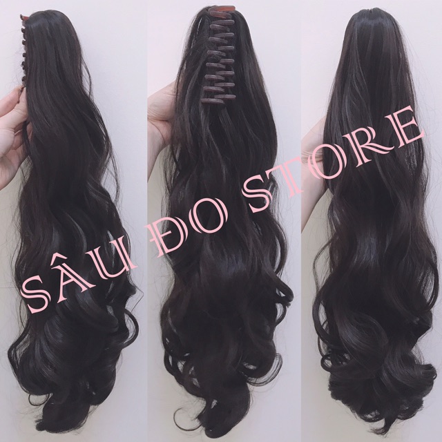 [ĐỦ MÀU] TÓC GIẢ NGOẠM XOĂN DÀY DẶN KÈM HÌNH THẬT DÀI 55-60 CM