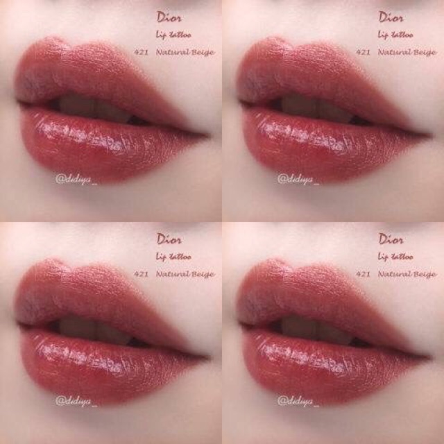 Dior lip tattoo 421 swatch best sale