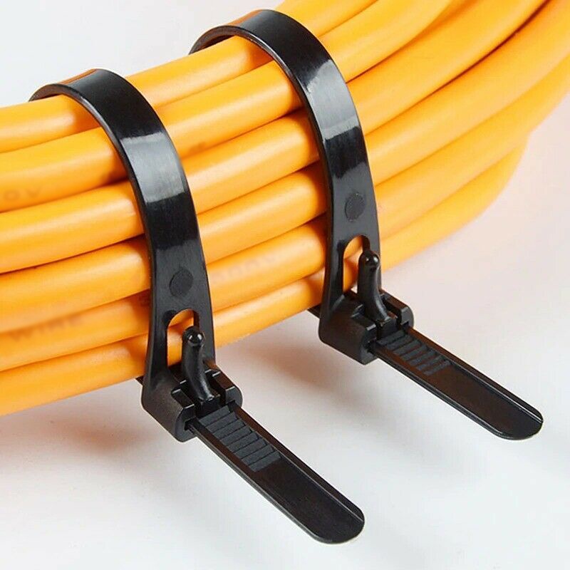 Set 100 Dây Rút Nhựa Nylon Tự Khóa Sắp Xếp Gọn Gàng Dây Cáp Có Thể Tái ...