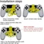 YRBWD Phụ Trợ Điều Khiển Đua Xe Phụ Kiện Trò Chơi In Hình Tay Cầm Chơi Game Cho Playstation PS4